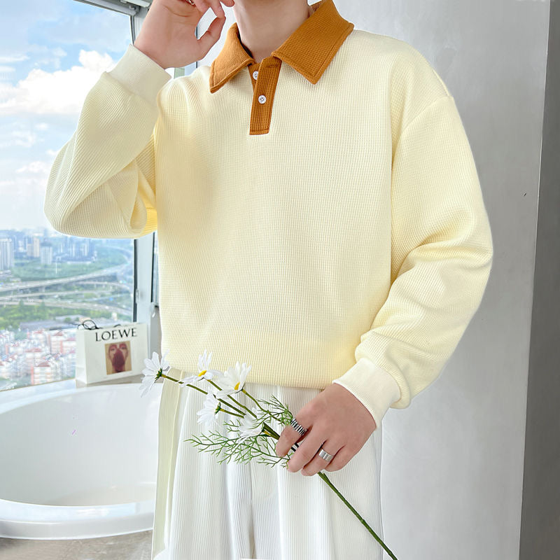 Chill Vibes Collar Polo T-Shirt