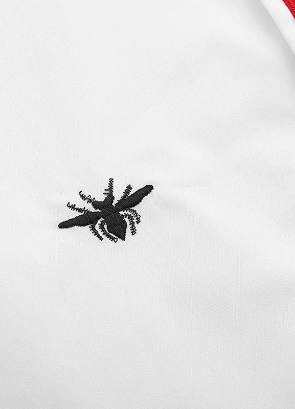 Elite Streetwear Vertical Stripe & Bee Embroidery Shirt