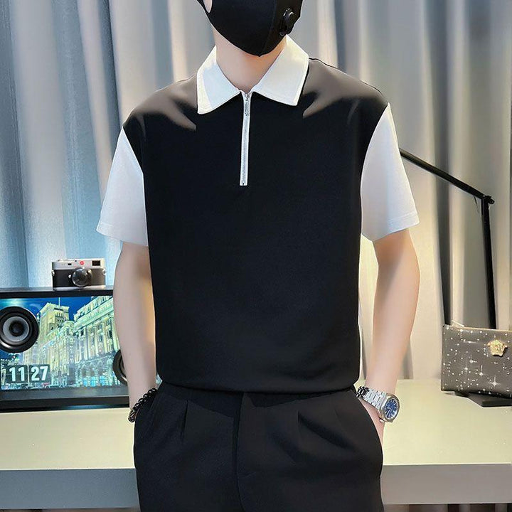 Classic Zip Polo with Contemporary Twist T-Shirt