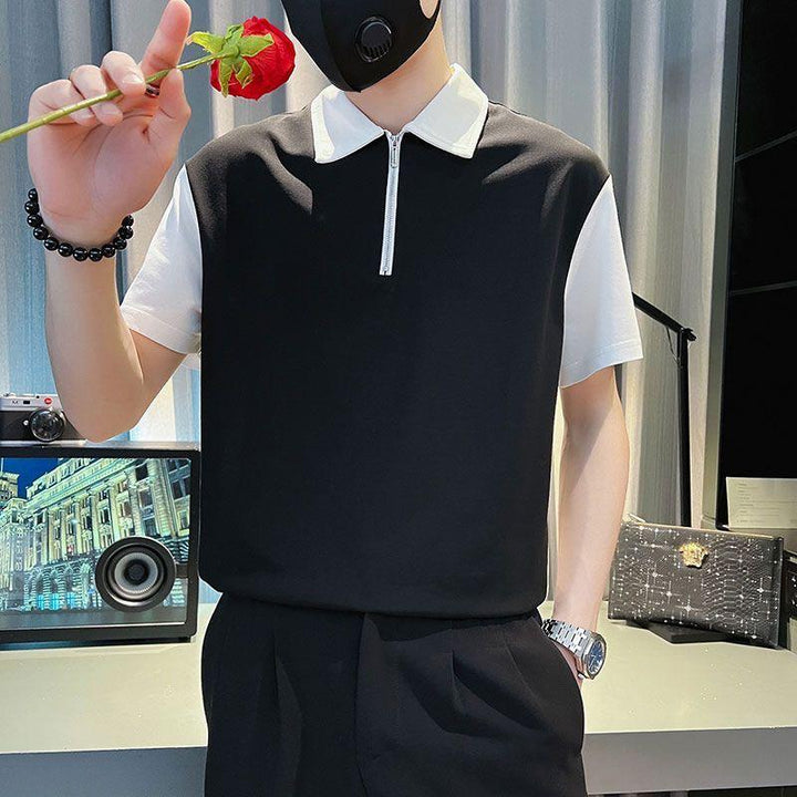 Classic Zip Polo with Contemporary Twist T-Shirt